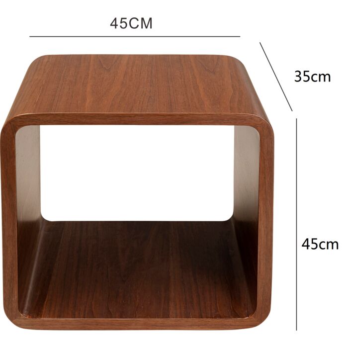 Lounge Cube MDF Walnuss