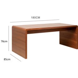 Schreibtisch Club Walnut 180x85cm