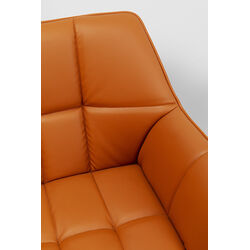 Chaise pivotante Thinktank cognac