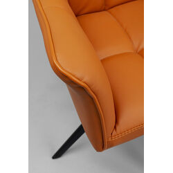 Chaise pivotante Thinktank cognac