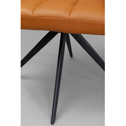 Chaise pivotante Thinktank cognac