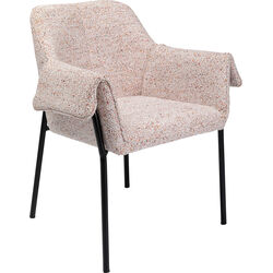 Silla reposabrazos Bess Beige Flitter