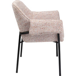 Silla reposabrazos Bess Beige Flitter