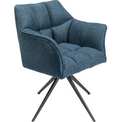 Chaise pivotante Thinktank Bleu