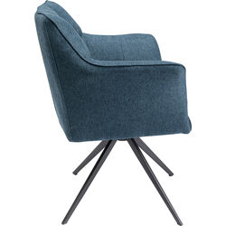 Chaise pivotante Thinktank Bleu