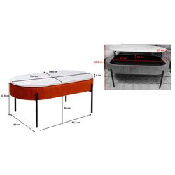 Couchtisch Ballabile Storage 114x60cm