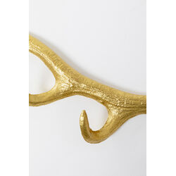 Appendiabiti da parete Antler Gold 35cm