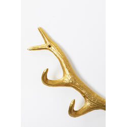 Appendiabiti da parete Antler Gold 35cm