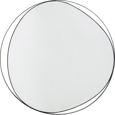 Wall Mirror Bonita Black Ø80cm
