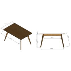 Tisch Memo 140x90cm