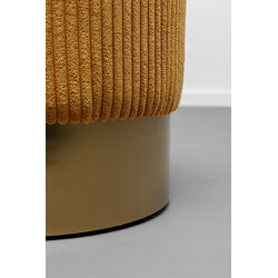 Stool Cherry Yello Cord Brass Ø35cm