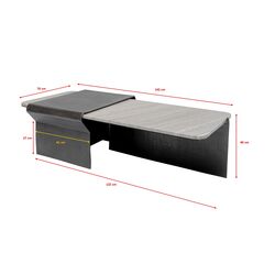 Couchtisch Montagna 142x70cm