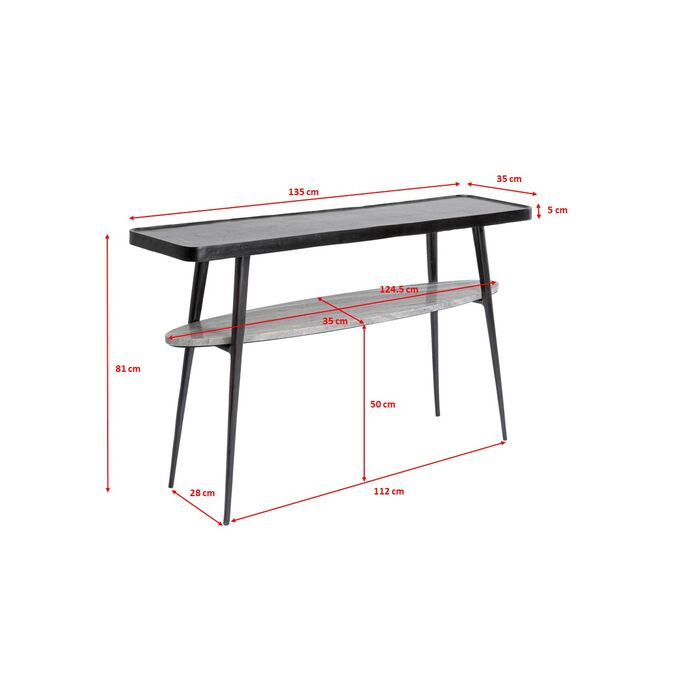 Konsole Montagna 135cm