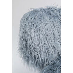 Sessel Hairy Blau