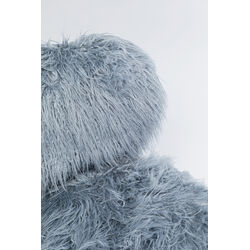 Fauteuil Hairy bleu