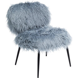 sillón Hairy azul