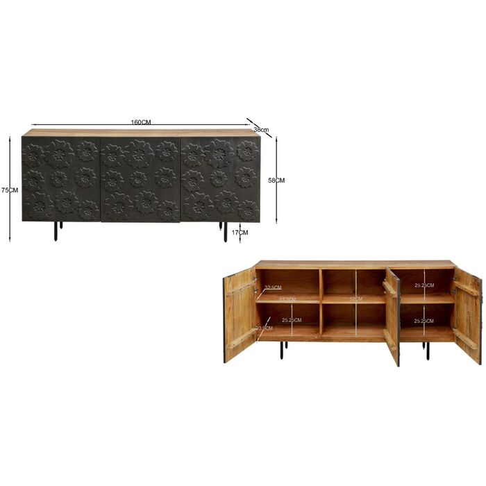 Sideboard Fiori 160x75cm