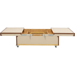 Table basse bar Venezia Creme 120x75cm