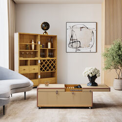 Coffee Table Bar Venezia Cream 120x75cm