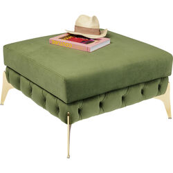 Hocker Bellissima Velvet Grün 80