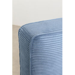 Bett East Side Cord Blau 180x200cm