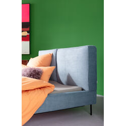 Bett East Side Cord Blau 180x200cm