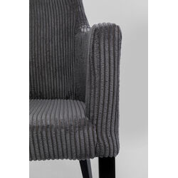 Chair with Armrest Mode Cord Grey