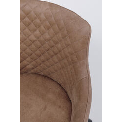 Chaise pivotante Coco marron