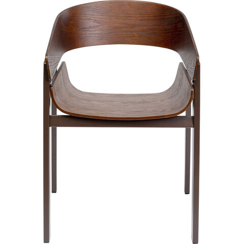 Chair with Armrest Biarritz Brown