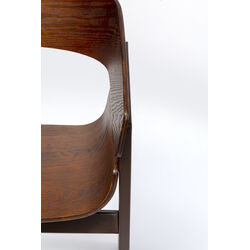 Chaise a. acc. Biarritz marron