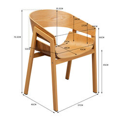 Armlehnstuhl Biarritz Natur
