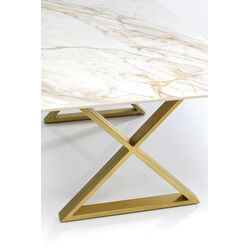 Table Eternity Cross Brass 180x90cm