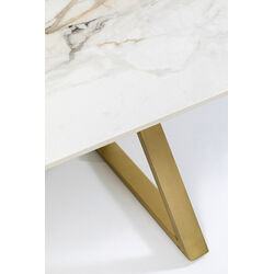 Table Eternity Cross Brass 180x90cm