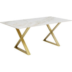 Table Eternity Cross Brass 180x90cm