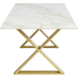 Table Eternity Cross Brass 180x90cm