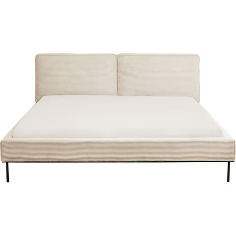 Bed East Side Cord Creme 160x200cm
