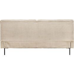 Bed East Side Cord Creme 160x200cm