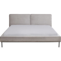 Bed East Side Cord Grey 160x200cm