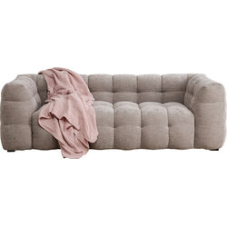 Sofa 3-Seater Salamanca Light Brown 240cm