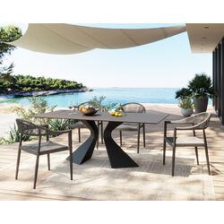 Table Gloria Ceramic Black 180x90cm