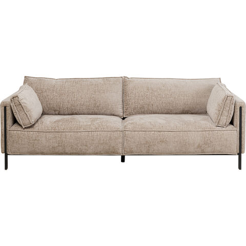 Sofa 3-Seater Victor Beige 233cm