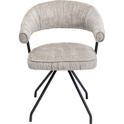 87358 - Swivel Chair Arabella Silver