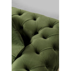 Canapé d'angle Bellissima velours vert droite
