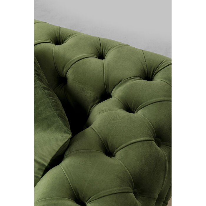 Ecksofa Bellissima Velvet Grün Rechts