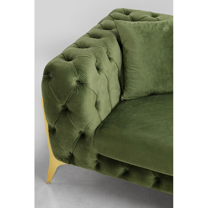 Corner Sofa Bellissima Velvet Green Right