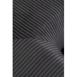 Ecksofa Infinity Ottomane Cord Grau Links