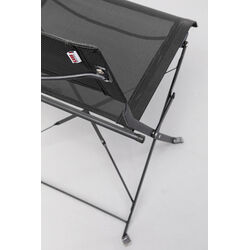 Foldable Chair Balcony Black (2/Set)