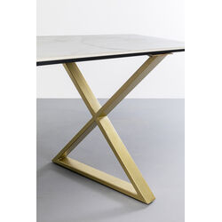 Table Eternity Cross Brass 160x80cm