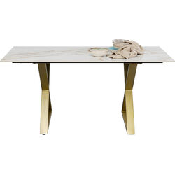 Table Eternity Cross Brass 160x80cm