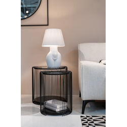 Side Table Wire Double Black (2/Set)